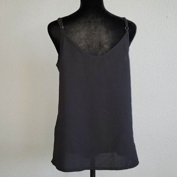 Black Polyester Adjustable Tank - Picture 2 of 4